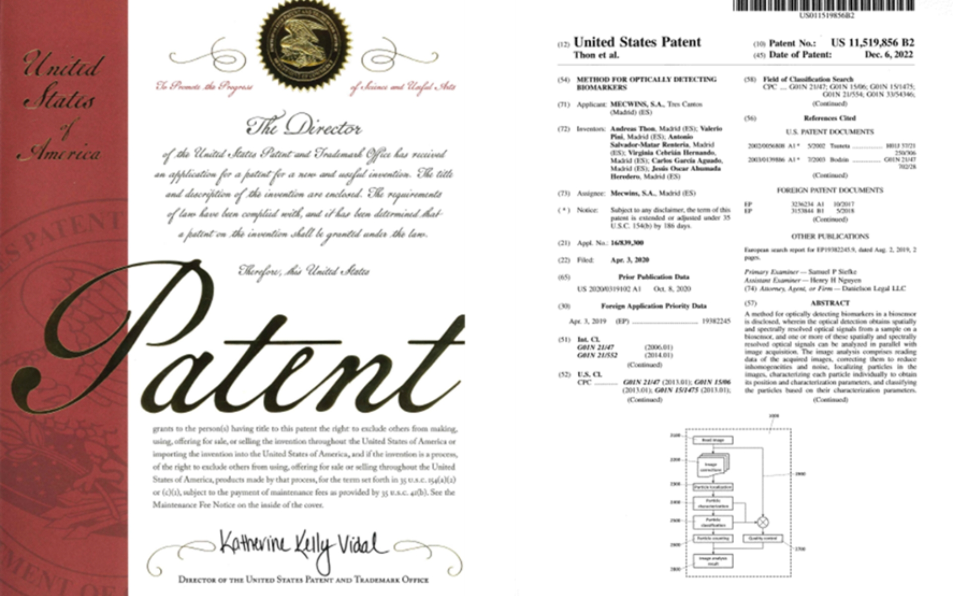 new patent in USA and EU new patent in USA and EU