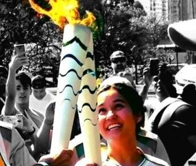 Kosaka_olympic_torch