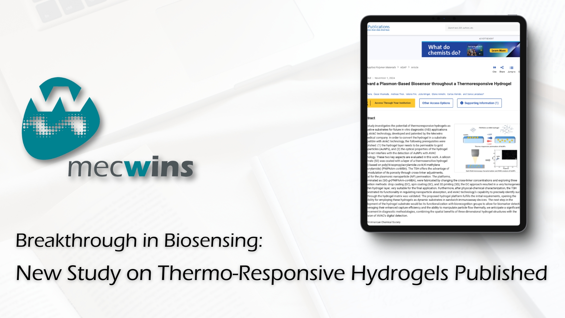 New Study on Thermo-Responsive Hydrogels Published