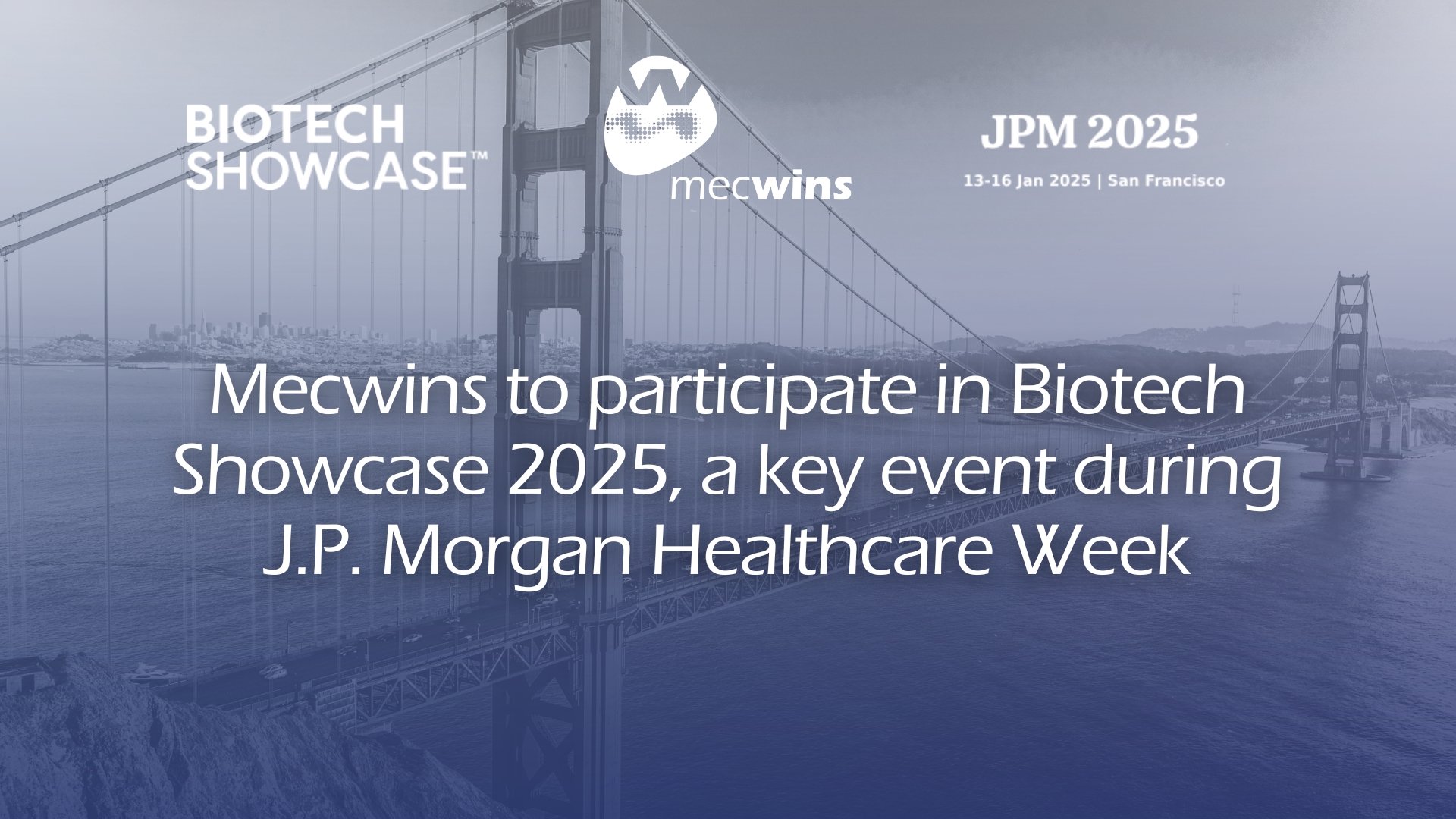 Mecwins to participate in Biotech Showcase 2025